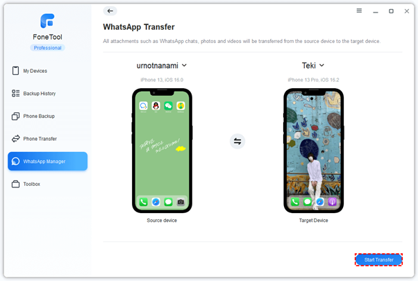 fone tool whatsapp manager