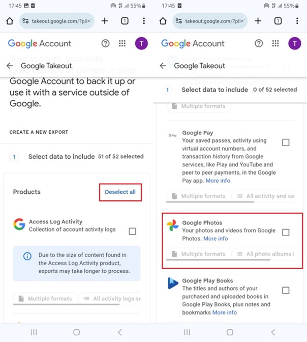 cómo descargar fotos de google a un disco duro a través de takeout