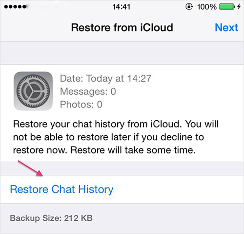 comment récupérer les anciens messages de whatsapp