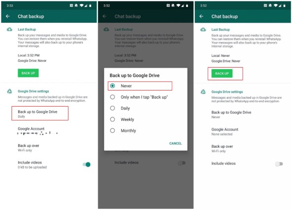 sauvegarder ses messages whatsapp sur android puis les restaurer sur un autre téléphone