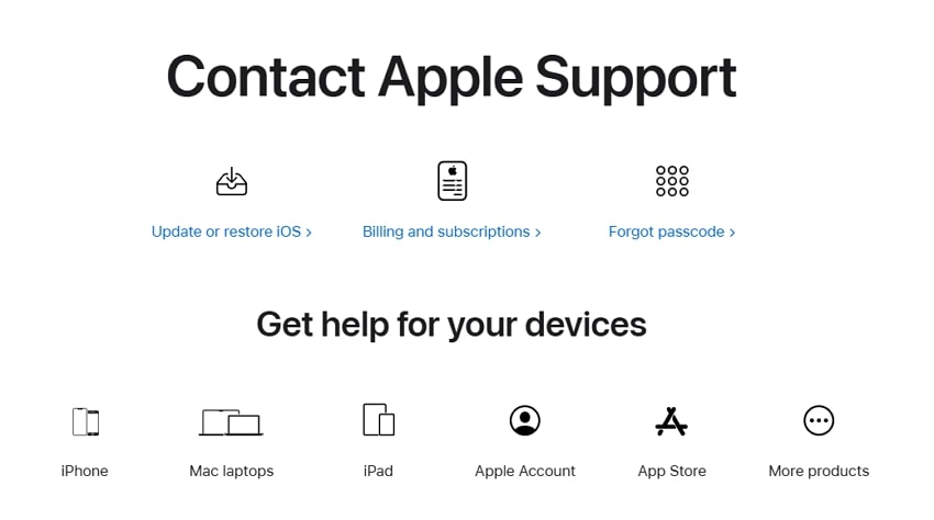 contact apple support to discuss issue